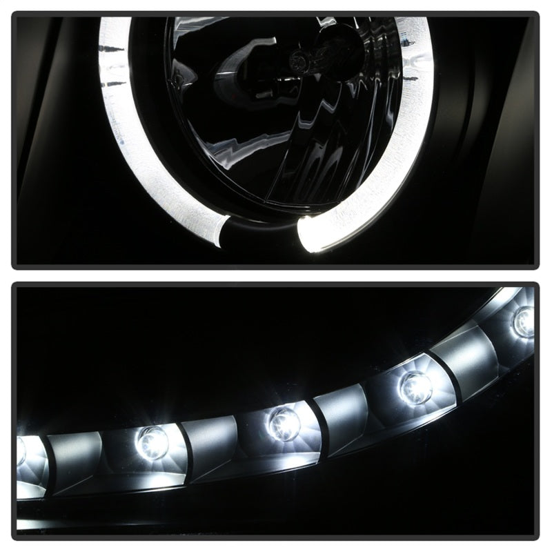 Spyder Chevy Suburban 1500 07-14 Projector Headlights LED Halo LED All Black PRO-YD-CSUB07-HL-BKV2 SPYDER