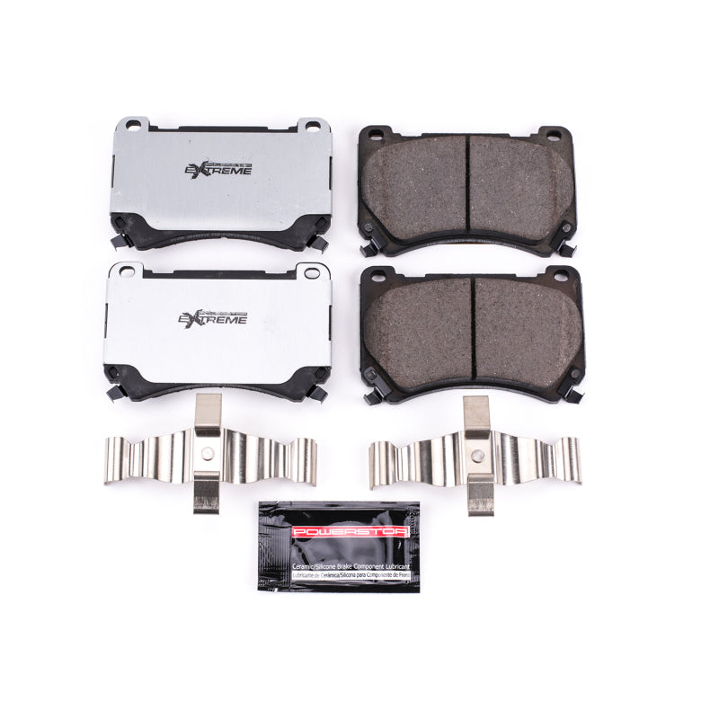 Power Stop 2011 Hyundai Equus Front Z26 Extreme Street Brake Pads w/Hardware PowerStop