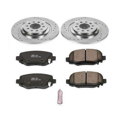 Power Stop 14-19 Jeep Cherokee Rear Z23 Evolution Sport Brake Kit PowerStop