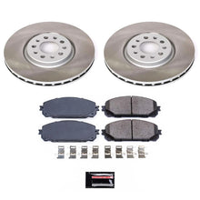 Load image into Gallery viewer, Power Stop 16-22 Jeep Cherokee Front Semi-Coated Rotor Kit