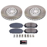 Power Stop 16-22 Jeep Cherokee Front Semi-Coated Rotor Kit