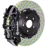 Brembo 14-18 A250/14-19 CLA250/15-20 GLA250 Fr GT BBK 6 Piston Cast 365x34 2pc Rotor Drilled-Black