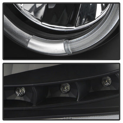 Spyder Chevy Suburban 1500 07-14 Projector Headlights LED Halo LED All Black PRO-YD-CSUB07-HL-BKV2 SPYDER