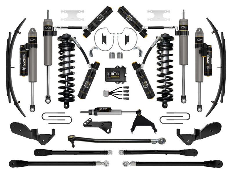 ICON 2023 Ford F250/F350 4-5.5in Stage 9 Coilover Conversion System w/ Expansion Packs