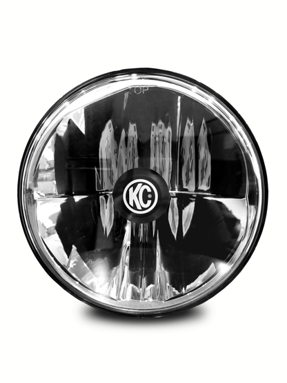 KC HiLiTES 97-06 Jeep TJ/Universal 7in. Gravity LED H4 DOT Approved Replacement Headlight (Single) KC HiLiTES