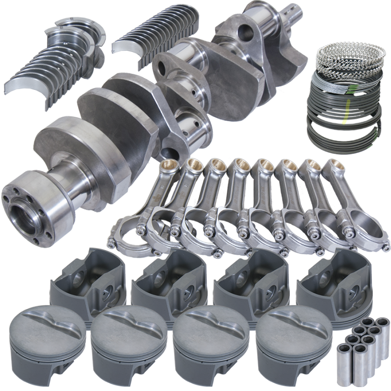 Eagle Chevy LT1350 1Pc 3.750in Crank 5.700in I-Beam Rods -5cc 4.030in Pistons Rotating Assembly