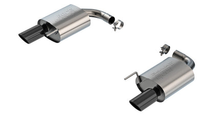 Borla 2024 Ford Mustang GT 5.0L V8 w/o Active Exhaust S-Type Axle-Back Exhaust System - Black Chrome Borla