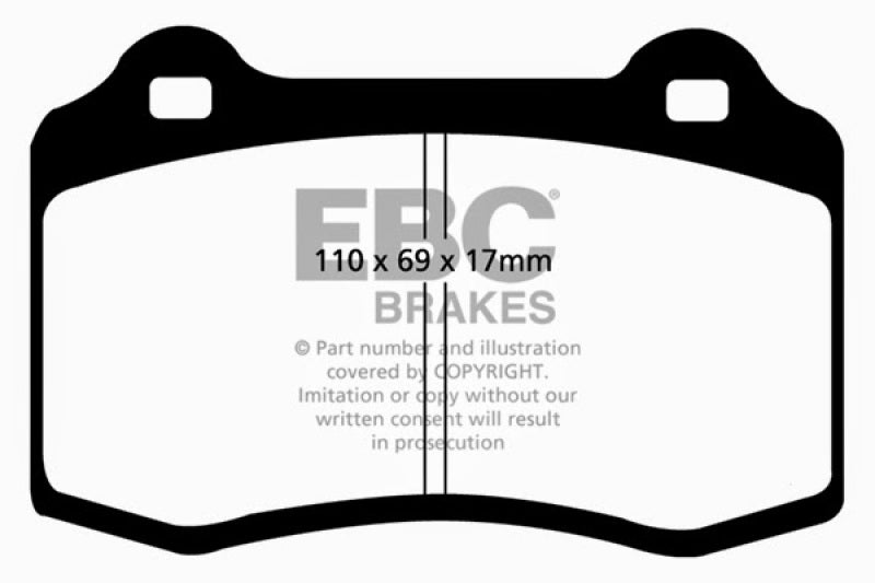 EBC BlueStuff Front Brake Pads - DP51031NDX