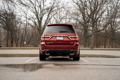 Corsa 18-22 Dodge Durango SRT 392 Cat-Back 2.75in Dual Rear Exit Xtreme 4.5in Black PVD Tips CORSA Performance