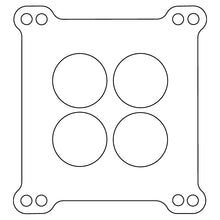 Load image into Gallery viewer, Cometic Carter AFB Holley 4 Barrel .039in Fiber Carburetor Gasket - 4-Hole - Double Drilled