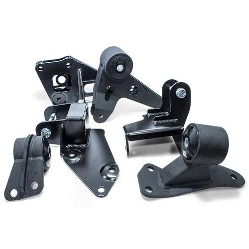 Innovative 96-00 Civic K Series/Manual Series Silver Aluminum Mounts 75A Bushings 90050-75A  96-00 CIVIC CONVERSION ENGINE MOUNT KIT (K-SERIES / MANUAL)