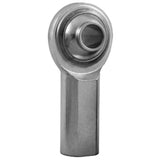 QA1 PCY Series 2-Pc Rod End - Female/Left Hand - .5in Bore x 1/2-20 - Hi-Misalign - Steel w/PTFE