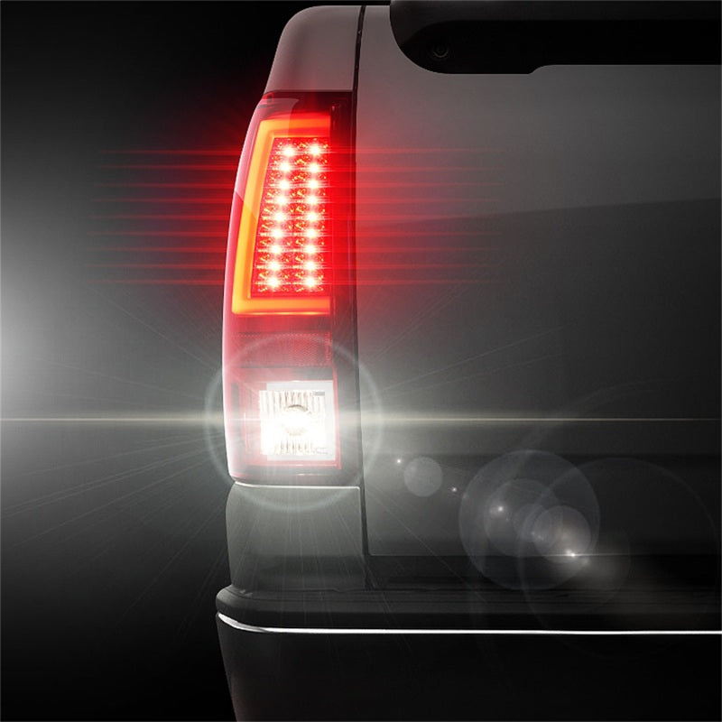 Spyder Chevy Silverado 1500/2500 03-06 Version 2 LED Tail Lights - Red Clear ALT-YD-CS03V2-LED-RC SPYDER