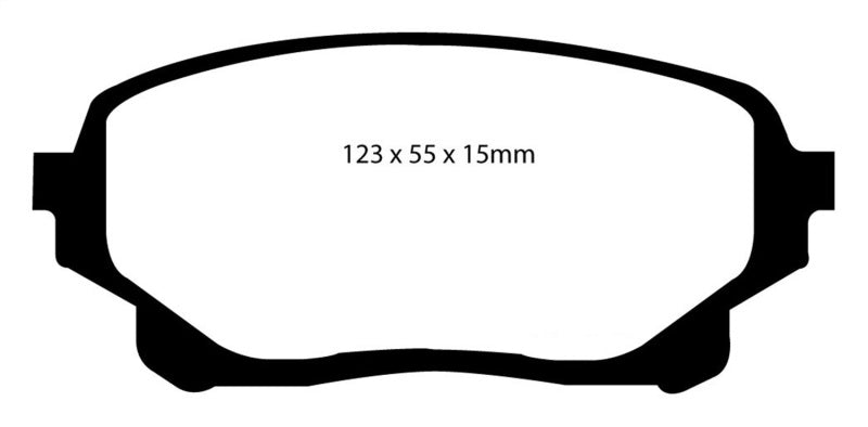 EBC GreenStuff Front Brake Pads - DP61756 EBC
