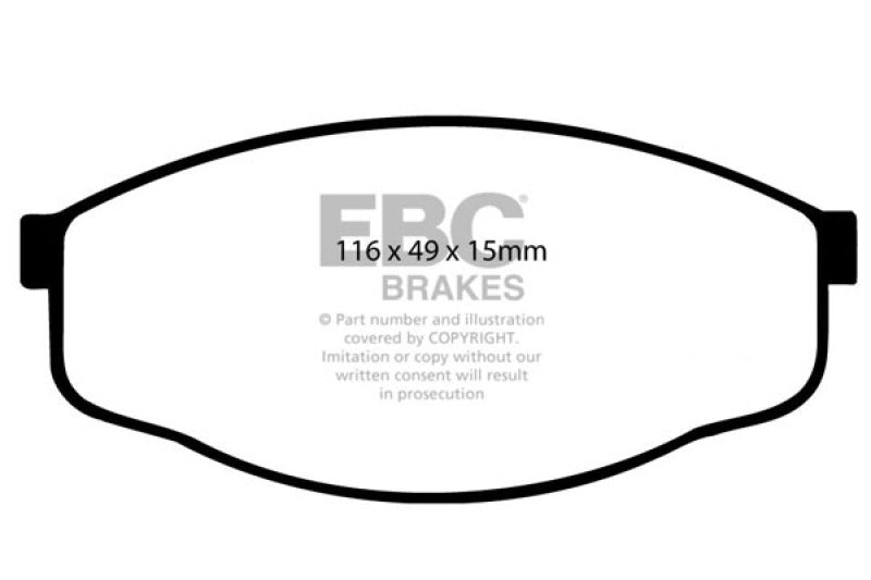 EBC GreenStuff Front Brake Pads - DP6419 EBC