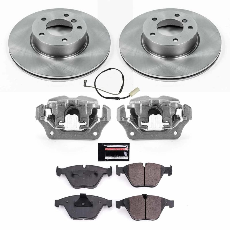 Power Stop 08-10 BMW 328i Front Autospecialty Brake Kit w/Calipers PowerStop