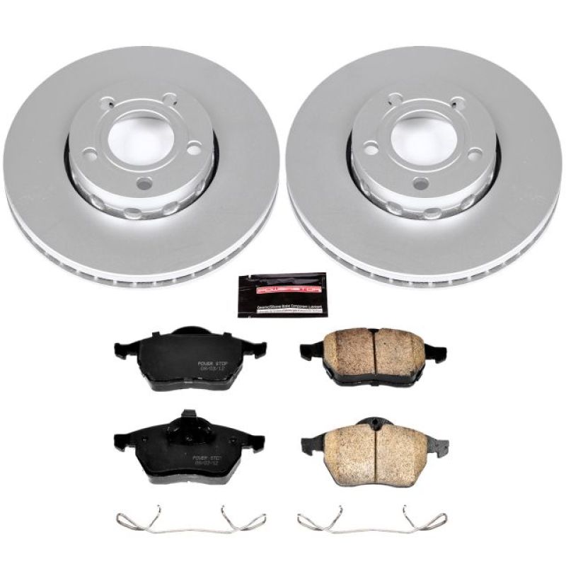 Power Stop 96-98 Audi A4 Front Z23 Evolution Sport Coated Brake Kit PowerStop