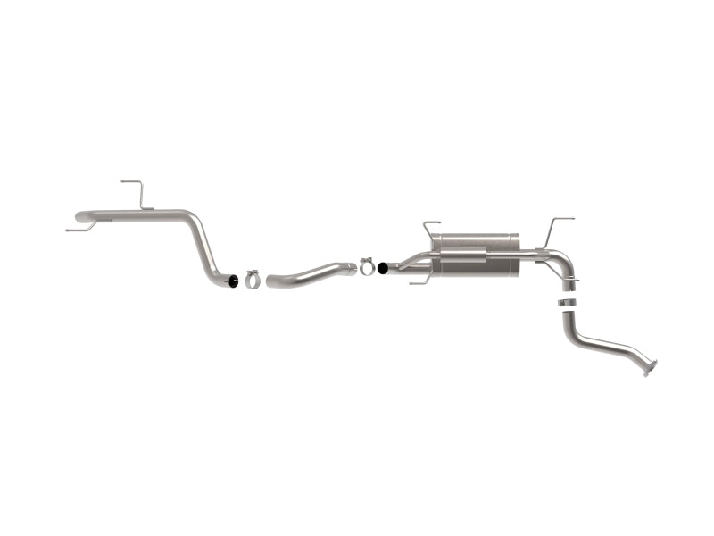 aFe Apollo GT Series 2-1/2 IN 409 Stainless Steel Cat-Back Hi-Tuck Exhaust System - 49-46075