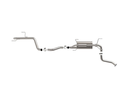 aFe Apollo GT Series 2-1/2 IN 409 Stainless Steel Cat-Back Hi-Tuck Exhaust System - 49-46075