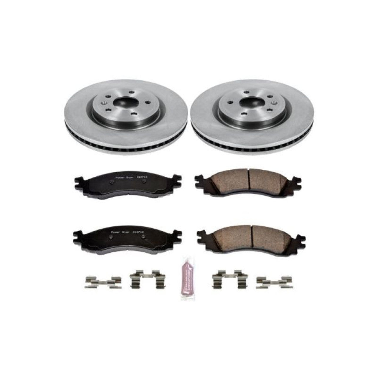 Power Stop 11-12 Ford Taurus Front & Rear Z17 Evolution Geomet Coated Brake Kit