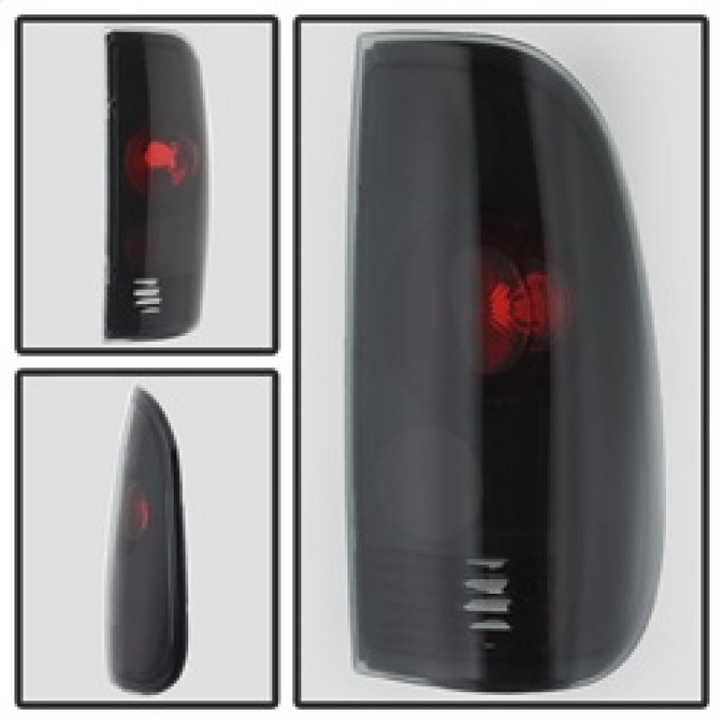 Spyder Ford F150 Styleside 97-03/F250/350/450/550 Euro Style Tail Lights Blk Smke ALT-YD-FF15097-BSM SPYDER