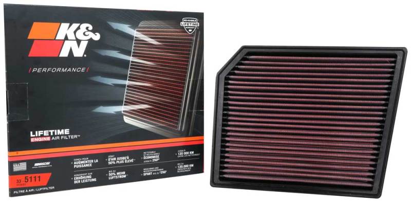 K&N 2019 BMW X2 M35 L4-2.0L F/I Replacement Air Filter K&N Engineering