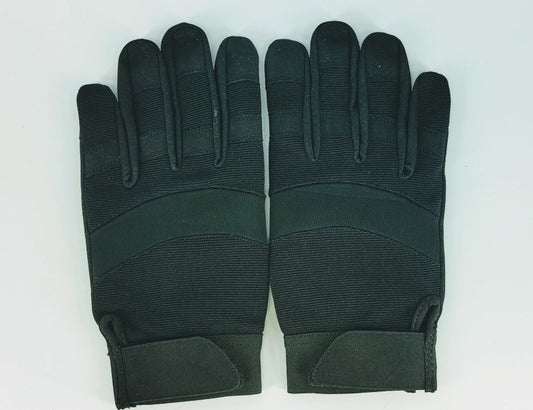 Granatelli Mechanics Work Gloves - All Black - Medium - Part 706524