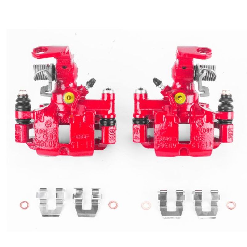 Power Stop 03-05 Buick Park Avenue Rear Red Calipers w/Brackets - Pair PowerStop