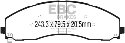 EBC BlueStuff Front Brake Pads - DP53078NDX EBC