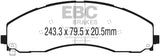 EBC BlueStuff Front Brake Pads - DP53078NDX