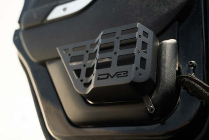 DV8 Offroad 11-18 Jeep Wrangler JK 4 Door Only Rear Door Pocket Molle Panels - Black
