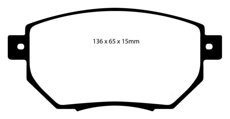EBC GreenStuff Front Brake Pads - DP61659 EBC