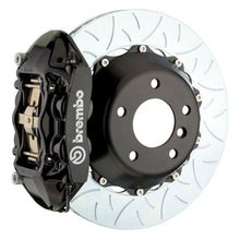 Load image into Gallery viewer, Brembo 06-09 997.1 GT3 Rear GT BBK 4 Piston Cast 380x28 2pc Rotor Slotted Type3-Black