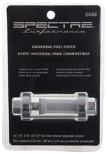 Load image into Gallery viewer, Spectre Premium Clearview Fuel Filter (Incl. 1/4in. / 5/16in. / 3/8in. Barb Fittings)