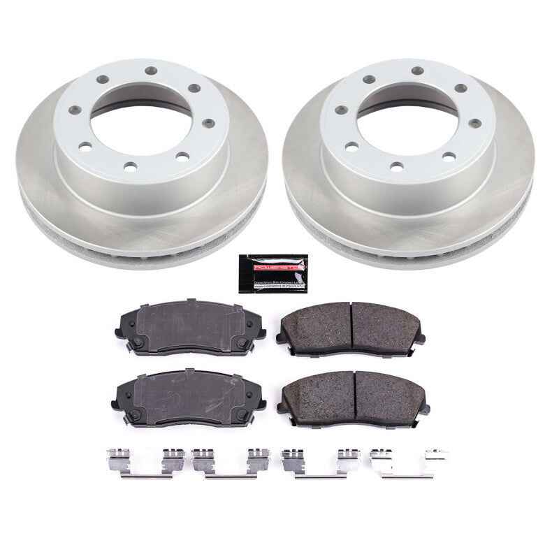 Power Stop 05-08 Dodge Magnum Front Semi-Coated Rotor Kit PowerStop