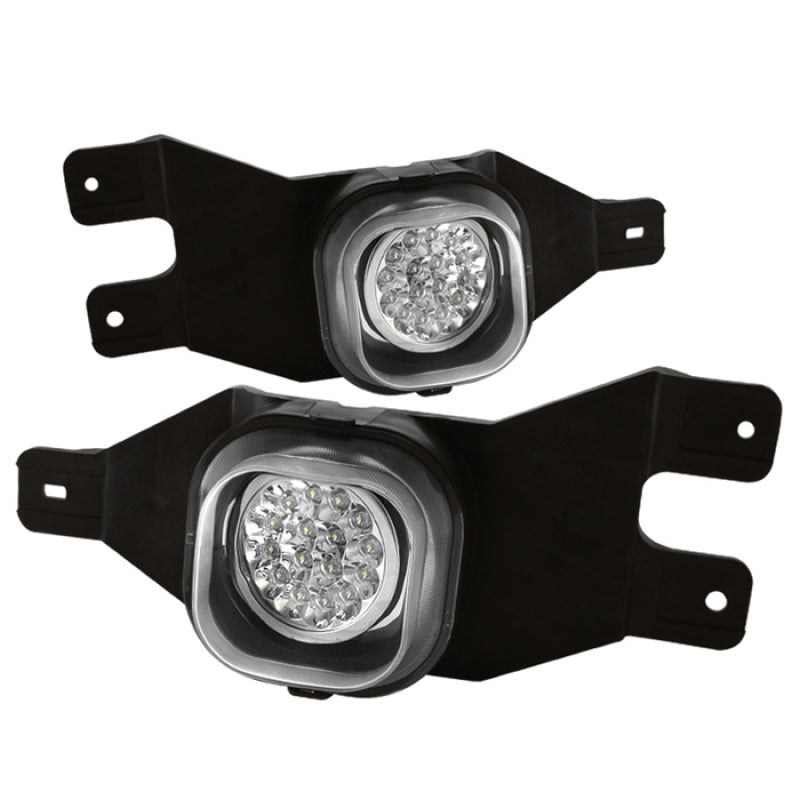 Spyder Ford F250/F350 99-04/Ford Excursion 00-05 LED Fog Lights w/Switch Clear FL-LED-FF25001-C SPYDER