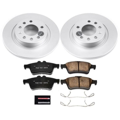 Power Stop 06-09 Pontiac Solstice Rear Z17 Evolution Geomet Coated Brake Kit PowerStop