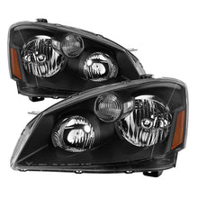 Load image into Gallery viewer, Xtune Nissan Altima 05-06 Halogen Model Only OEM Style Black Bezel Headlights HD-JH-NA05-AM-BK SPYDER