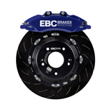 EBC Racing 2019+ Toyota GR Supra Blue Apollo-6 Calipers 380mm Rotors Front Big Brake Kit