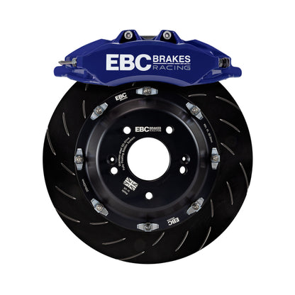 EBC Racing 2019+ BMW M235i (F44) Blue 6 Piston Apollo Calipers 355mm Rotors Front Big Brake Kit EBC