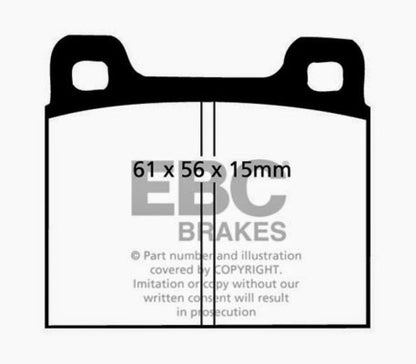 EBC GreenStuff Front Brake Pads - DP2104 EBC
