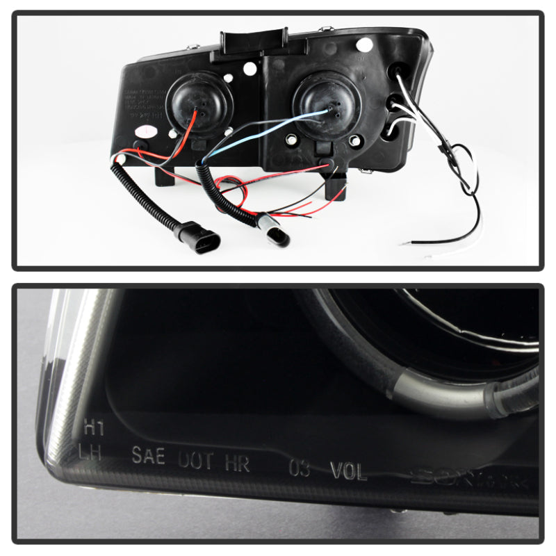Spyder Chevy Silverado 1500/2500/3500 03-06 Projector Headlights PRO-YD-CS03-AM-BSM SPYDER
