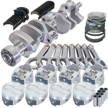 Eagle Chevy LT1 350 1Pc 3.750in Crank 5.700in H-Beam -18cc 4.040in Pistons Rotating Assembly