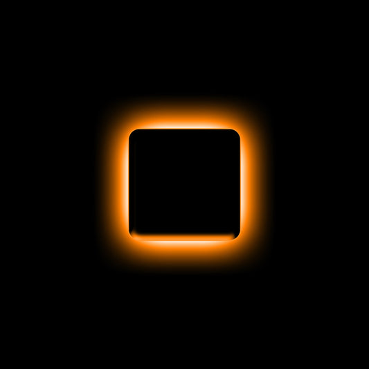 ORACLE Lighting Universal Illuminated LED Letter Badges - Matte Black Surface Finish - I