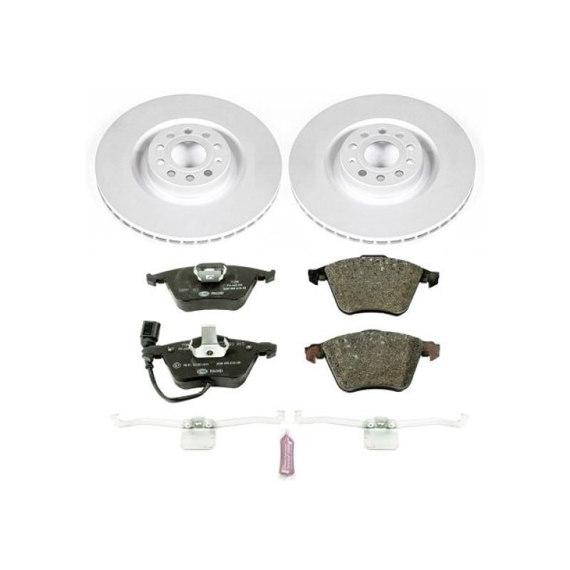 Power Stop 09-11 Volkswagen CC Front Euro-Stop Brake Kit PowerStop