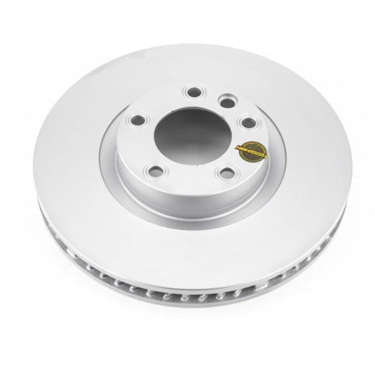 Power Stop 11-18 Porsche Cayenne Front Left Evolution High Carbon Geomet Coated Rotor PowerStop