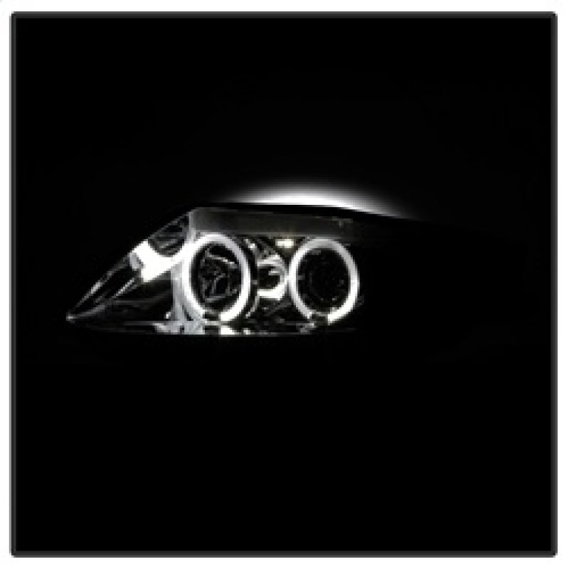 Spyder BMW Z4 03-08 Projector Headlights Halogen Model Only - LED Halo Smoke PRO-YD-BMWZ403-HL-SM SPYDER