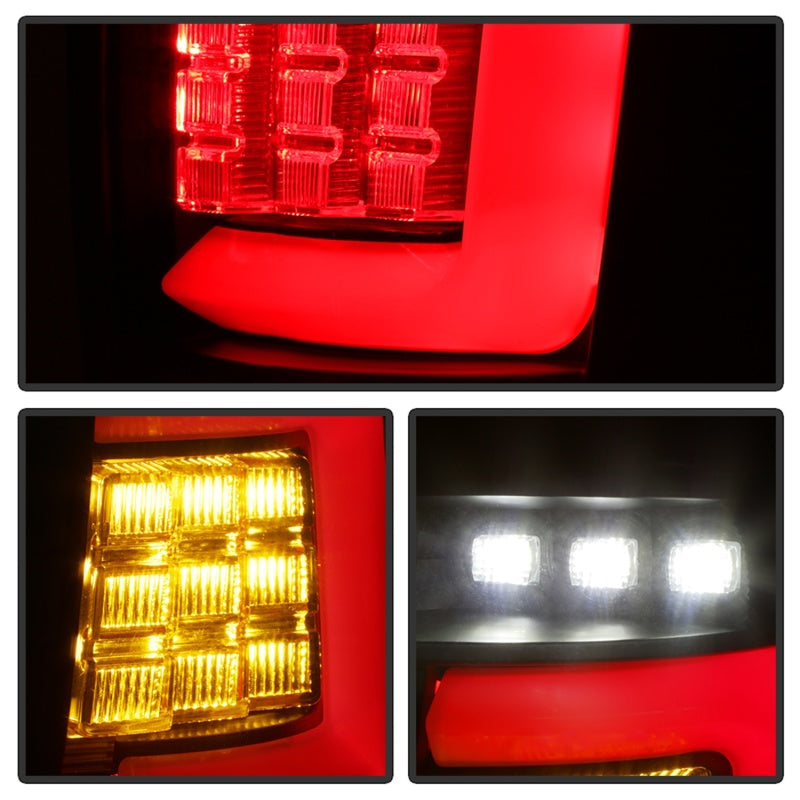 Spyder 99-04 Jeep Grand Cherokee - Light Bar Led Tail Lights - Black - ALT-YD-JGC99V3-BK SPYDER