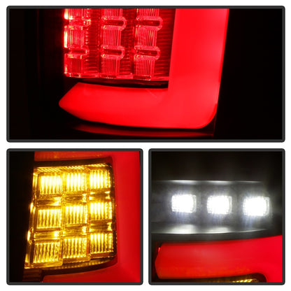 Spyder 99-04 Jeep Grand Cherokee - Light Bar Led Tail Lights - Black - ALT-YD-JGC99V3-BK SPYDER