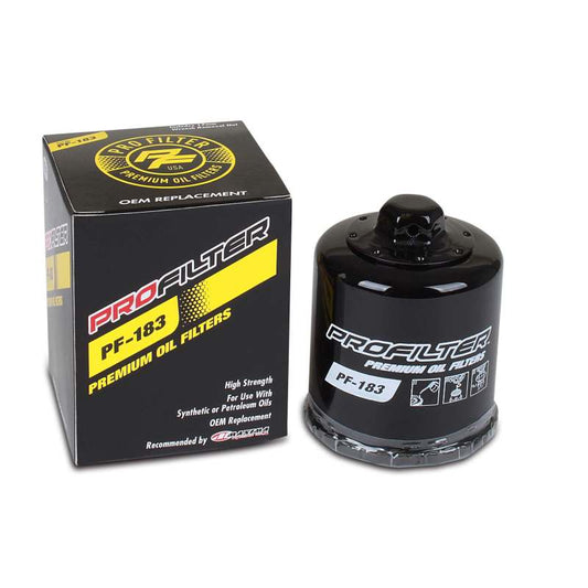 ProFilter Italjet/Malaguti/Peugeot/Piaggio Spin-On Black Various Performance Oil Filter